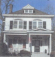 American Foursquare house, 1895-1930.