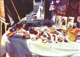 More Artifacts on display, Glen Allen Day, 2003.
