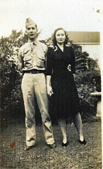 Corporal Robert E. Hawkes, Sr. and wife, Eunice Sheppard Hawkes.