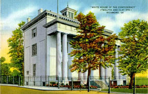 Postcard of Museum and White House of the Confederacy.