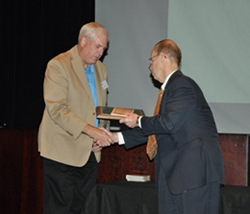 HCHS member, John Shuck, receiving his HPAC Award of Merit.