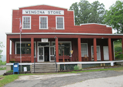 Attendees visited downtown Wingina.
