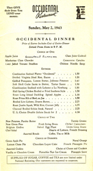 Restaurants listed their use of rationed items in their menus.