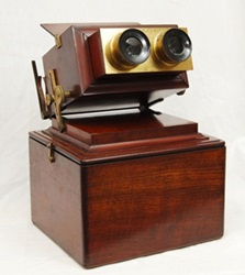 Most common type of stereoscope.
