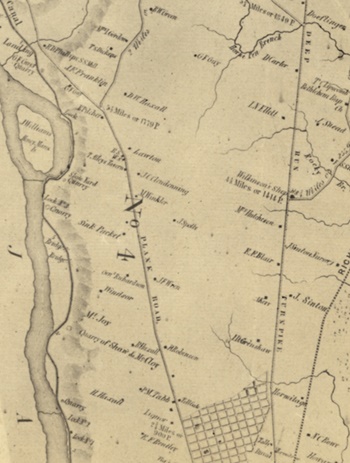 Smith map of Westham Plank Road.
