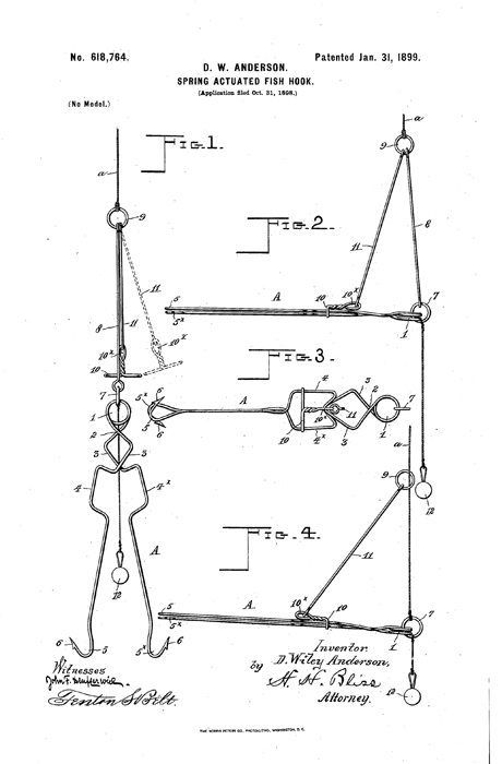 Fish Hook Patent Diagram.