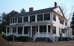 Front view of Armour House in Varina District, Henrico County, Virginia.