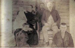 Pembroke Leake is the gentleman seated in this picture.