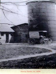 Vintage photo of Dorey Barn in Varina District, Henrico County, Virginia.