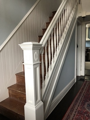 Hermitage School - balustrade. Hermitage School - balustrade.