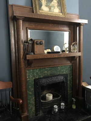 Hermitage School - fireplace Hermitage School - fireplace