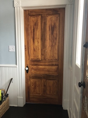 Hermitage School - interior door. Hermitage School - interior door.