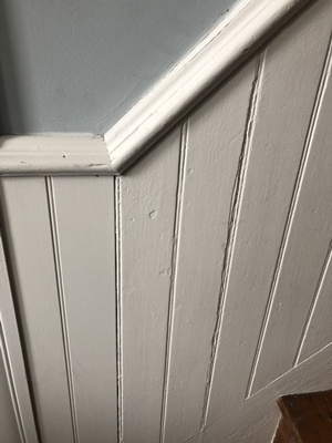 Hermitage School - wainscoting. Hermitage School - wainscoting.