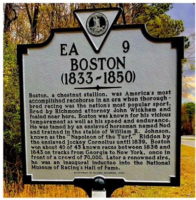 Boston Historical Marker.
