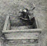 Corn sheller used by farmers with small-sized farms.