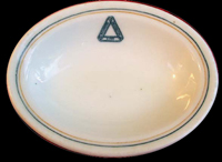 1950s dining car china