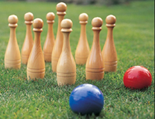 Nine pins.