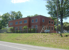 This boxy, utiliarian building originally housed the Virginia State Police.  Blakemore Construction now occupies the Space.