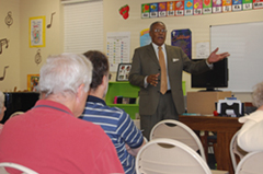 Mr. Melvin Anderson recalls his days at Springfield School.