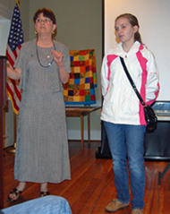 Sarah Pace and Clair Culbertson.