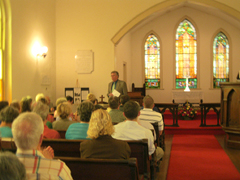 Part of our sister county's May 14th celebration included a ceremony held in Christ Episcopal Church and the unveiling of a roadside marker honoring Rev. Dr. W.A.R. Goodwin, whose boyhood home was in Nelson County.