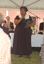 Vivian Graves portrays Virginia Randolph.