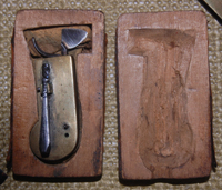A fleam used for bloodletting.