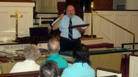Dr. Steven J. Schmidt, featured speaker at HCHS September quarterly meeting.