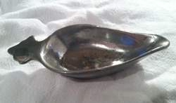Eighteenth-century pap boat used to feed babies.