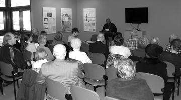 Reuben Burton speaking to HCHS regarding growing up in Henrico County during 1930s-1940s.