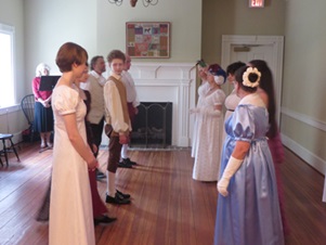 A group of dancers.