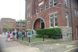 Exterior of old Henrico County Courthouse.