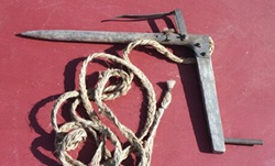 Shock binder with cord.