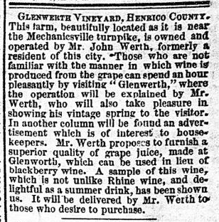 Glenworth tour.