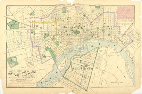 1876 map of Richmond.