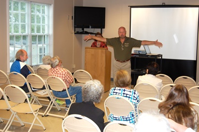 Tom Robinson speaking at our September Quarterly Meeting.