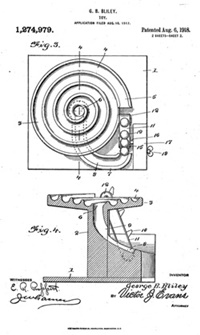Diagram in George Bliley's toy patent.