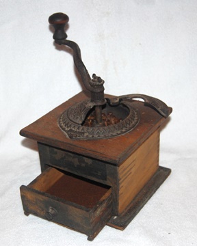 Coffee grinder.