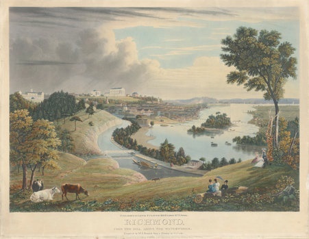 Canal view from hill.