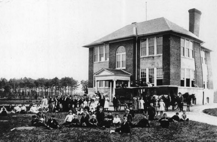 School wagons at Varina.