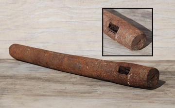 Mystery object 11.5 inches tall and 1.5 inches wide.