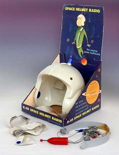 Crystal space helmet.