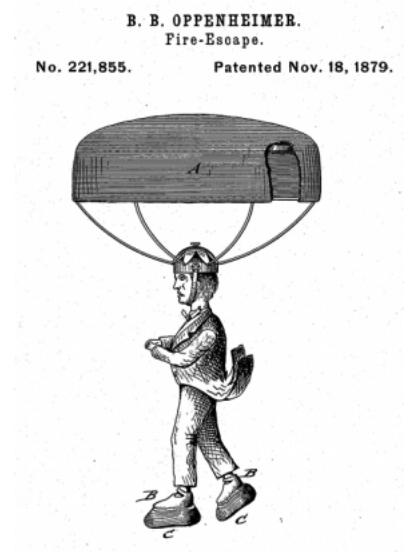 Hat parachute