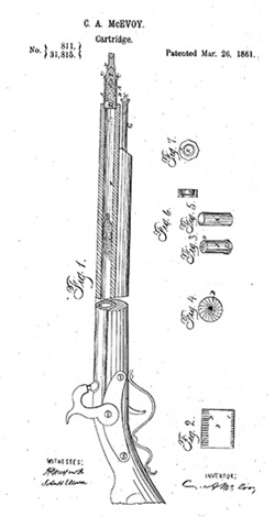 McEvoy's bullet cartridge illustration.