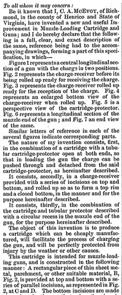 McEvoy's patent.
