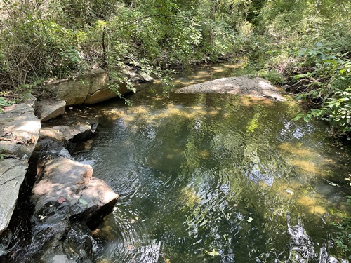 The remains of Ginter's quarry.