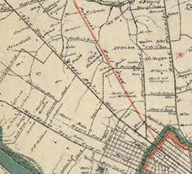 Map of Henrico County, 1887.