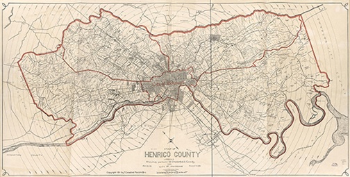 T Crawford Redd map, 1911.