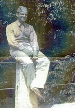 Allen Franklin Gardner attired in U.S. Army uniform, 1940s.