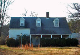 Leake House, which was moved from Henrico County, Virginia to New Kent County, Virginia.